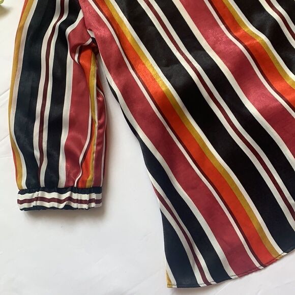 🔥ZARA Multicoloured Striped Top with Tie Belt🔥 - Picture 10 of 10